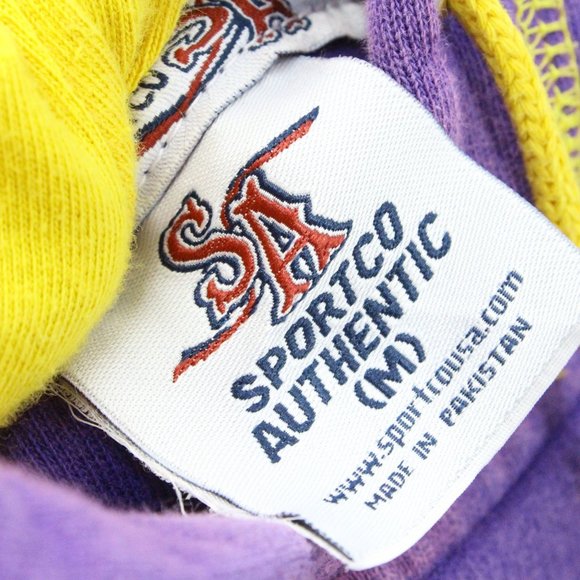 Vintage Sportco Authentic Hoodie Women's Purple Pullover Western Embroidered M - Picture 5 of 8